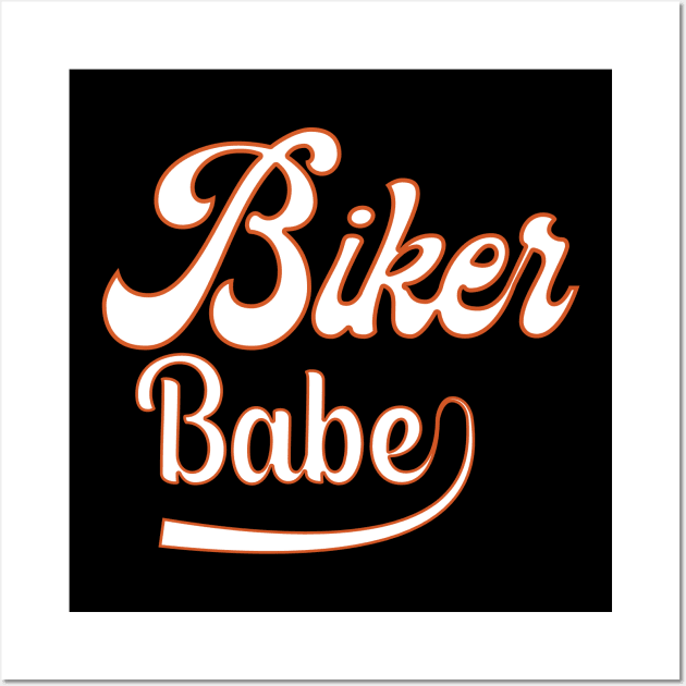 Biker Babe Wall Art by TwoUpRidingCo